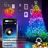 🌲LUCES NAVIDEÑAS LED RGB SMART 🌲CON BLUETOOTH - A PRUEBA DE AGUA 🌲