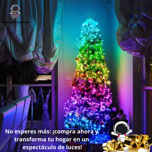 🌲LUCES NAVIDEÑAS LED RGB SMART 🌲CON BLUETOOTH - A PRUEBA DE AGUA 🌲