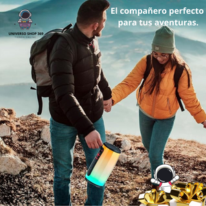 PARLANTE PORTATIL LUZ LED EFECTO FLAMA 🔥🔥🔥