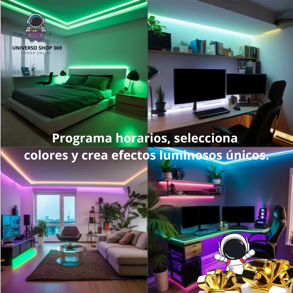 🌲LUCES NAVIDEÑAS LED RGB SMART 🌲CON BLUETOOTH - A PRUEBA DE AGUA 🌲